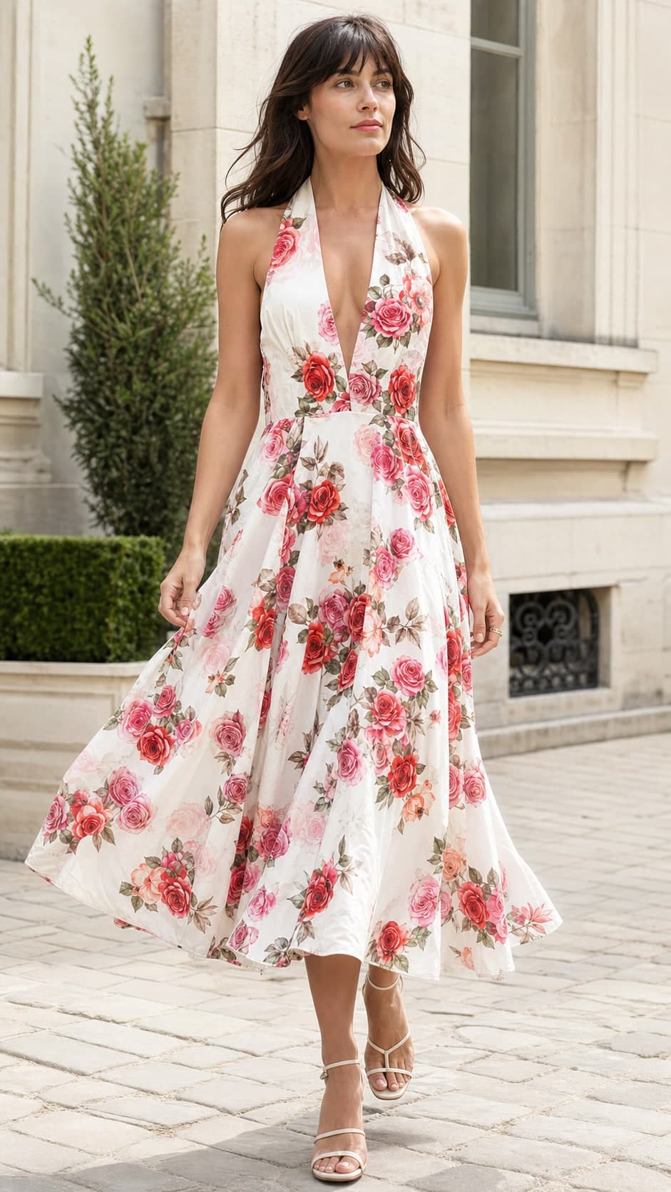 Rosa halter summer dress